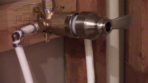 Delta shower rough valve installation